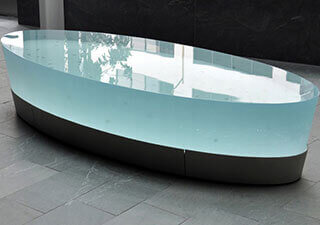 Vitreous Bench - Produced for Catherine Wagner